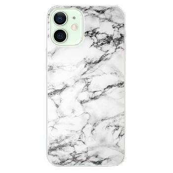 Odolné silikonové pouzdro iSaprio - White Marble 01 - iPhone 12