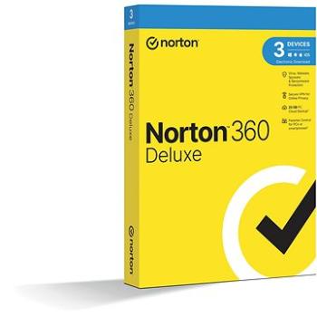 Norton 360 Deluxe 25GB, VPN, 1 uživatel, 3 zařízení, 36 měsíců (elektronická licence) (21435519)