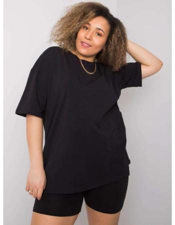 Dámské tričko plus size GAIA černé