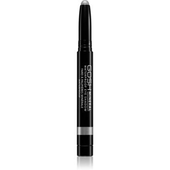 Gosh Mineral Waterproof dlouhotrvající oční stíny v tužce voděodolné odstín 006 Metallic Grey 1,4 g