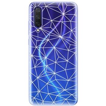 iSaprio Abstract Triangles 03 - white pro Xiaomi Mi 9 Lite (trian03w-TPU3-Mi9lite)