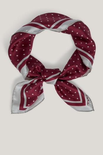 ŠÁTEK GANT POLKA DOT SILK SCARF PLUMPED RED