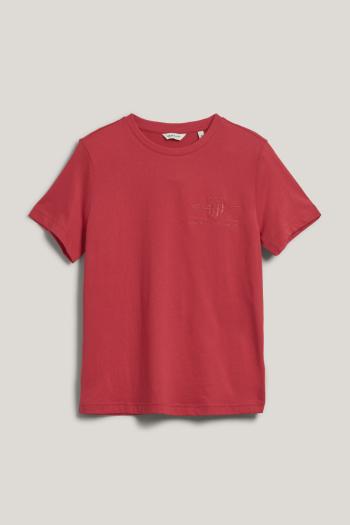TRIČKO GANT REG TONAL SHIELD SS T-SHIRT BRIGHT RED