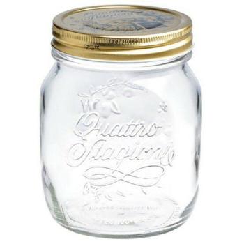 Bormioli Rocco Borcan de sticlă cu capac QuattroStagioni, 700 ml, 700 ml