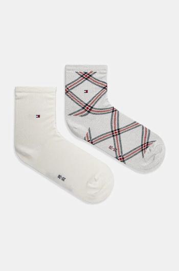 Ponožky Tommy Hilfiger 2-pack dámské, bílá barva, 701229861