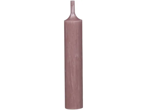 Taupe úzká krátká svíčka Short dinner candle - Ø 2 *11cm / 4.5h Chic Antique