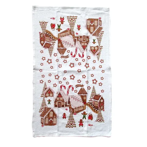 Kuchyňská utěrka TORO perníčková vesnička