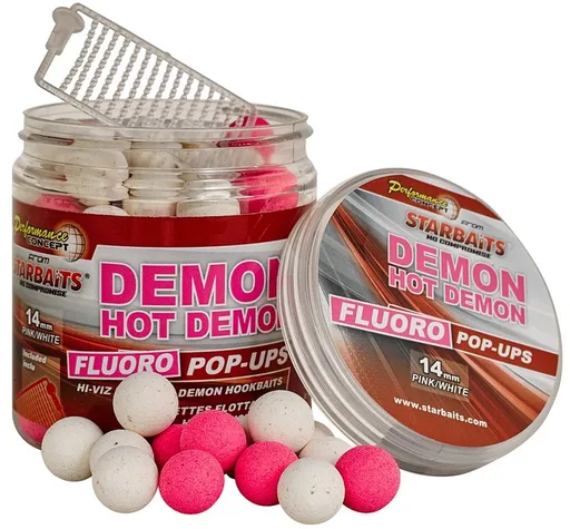 Starbaits Plovoucí boilies Pop Up Bright Hot Demon 50g,Starbaits Plovoucí boilies Pop Up Bright Hot Demon 50g