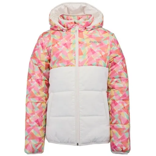 Lotto LIMINI Dívčí lehká prošívaná bunda, bílá, velikost 152-158