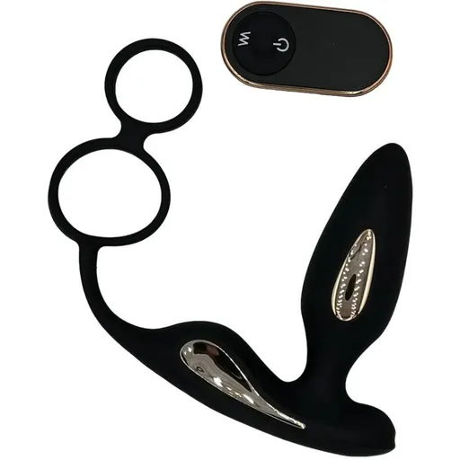 Sexy Elephant Vibrační anální kolík Loop s erekčním kroužkem a ovl.