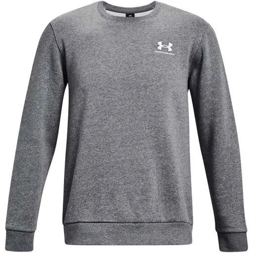 Under Armour ESSENTIAL FLEECE CREW Pánská mikina, šedá, velikost M