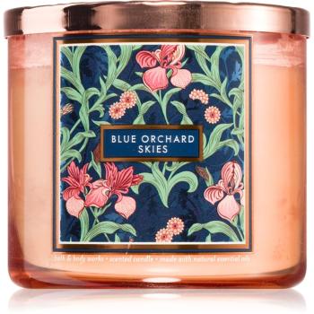 Bath & Body Works Blue Orchard Skies vonná svíčka 411 g