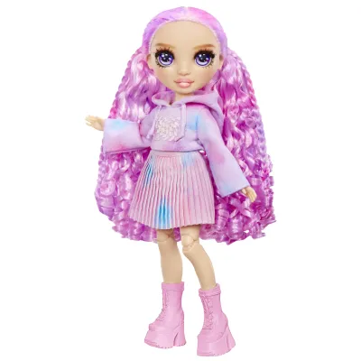 Rainbow High WaterColor panenka - fialové oči