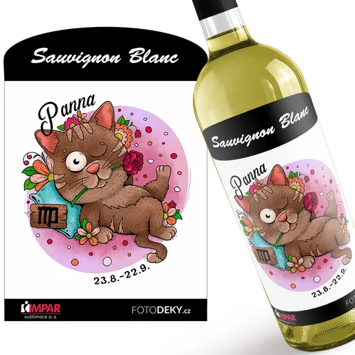 Víno Kočičí znamení – panna (Druh Vína: Bílé víno)
