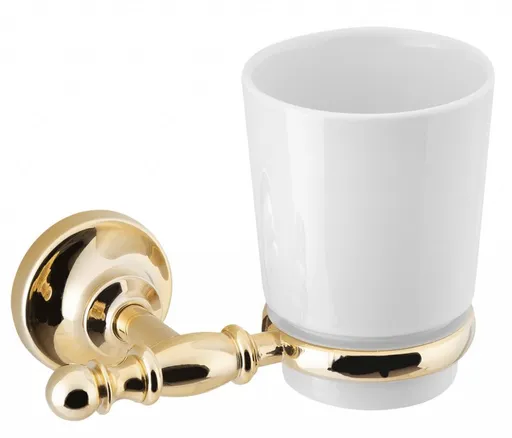 SAPHO PERLA sklenka, keramika, zlato PE1095