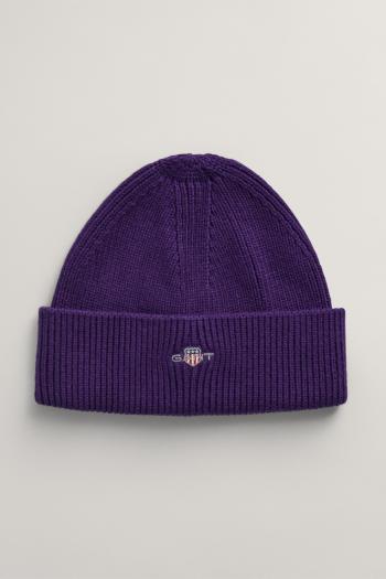 ČEPICE GANT SHIELD COTTON BEANIE PANSY PURPLE