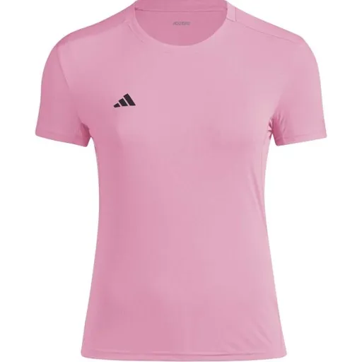 adidas ADIZERO ESSENTIALS TEE Dámské běžecké triko, růžová, velikost