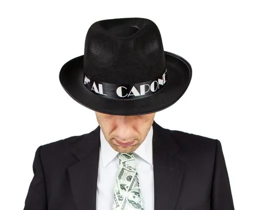 Klobouk černý - AL CAPONE - mafián - gangster - dospělý - GoDan