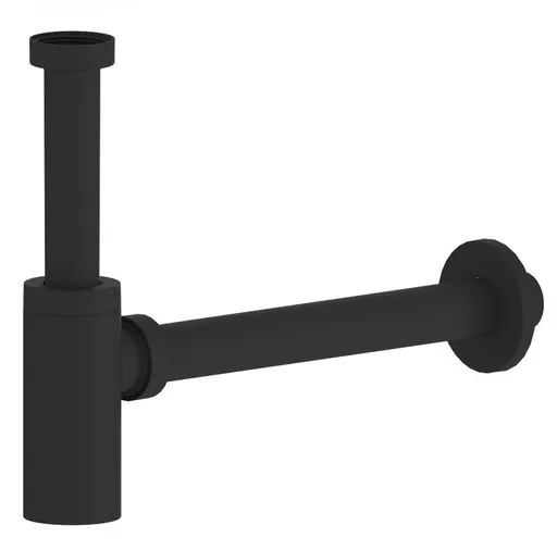 SAPHO KING umyvadlový sifon 5/4", odpad 32 ABS/černá mat 9595PR25K9