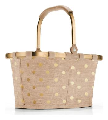 Reisenthel Carrybag XS Frame Metallic Dots Coffee