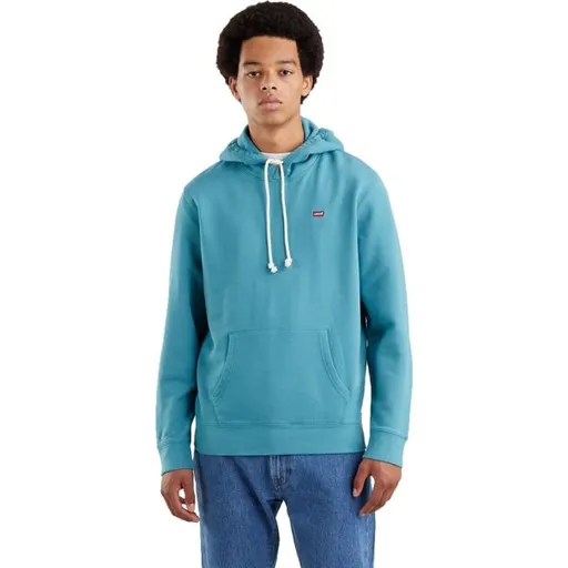 Levi's® NEW ORIGINAL HOODIE CORE Pánská mikina, tyrkysová, velikost