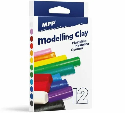 Modelovací hmota 12 ks barev 200g