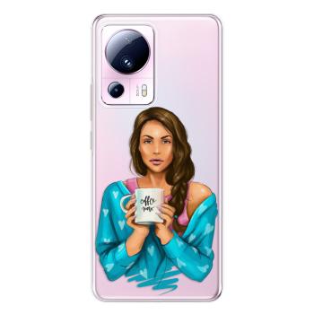 Odolné silikonové pouzdro iSaprio - Coffe Now - Brunette - Xiaomi 13 Lite