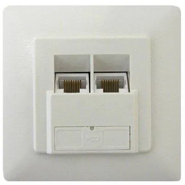 Datacom CAT5E, STP, 2x RJ45, pod omítku (2150)