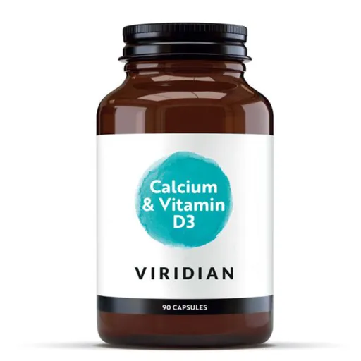Viridian High Potency Calcium & D3 90 kapslí