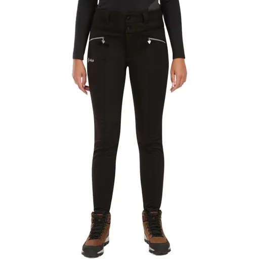 KILPI MAURA Dámské lyžařské softshellové kalhoty, černá, velikost