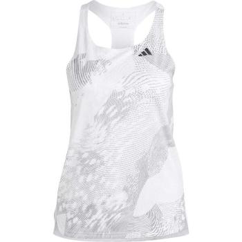 adidas ADIZERO TANK TOP Dámské běžecké tílko, bílá, velikost