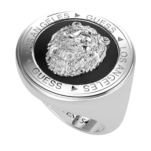 Guess Ocelový prsten pro muže Lion King JUMR01315JWSTBK 62 mm