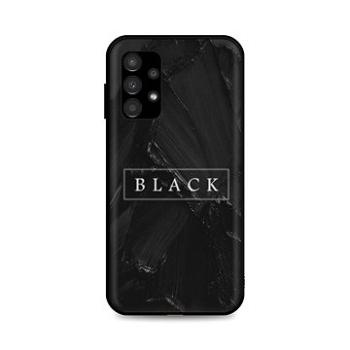 TopQ Kryt LUXURY Samsung A13 pevný Black 85146 (85146)