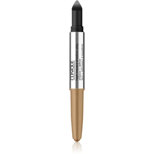 Clinique High Impact™ Shadow Play oční stíny v tužce duo odstín Sparkling wine + Caviar 1.9 g