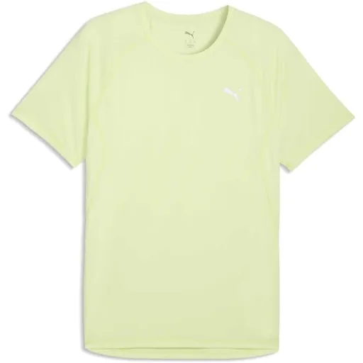 Puma RUN VELOCITY TEE Pánské sportovní triko, světle zelená, velikost