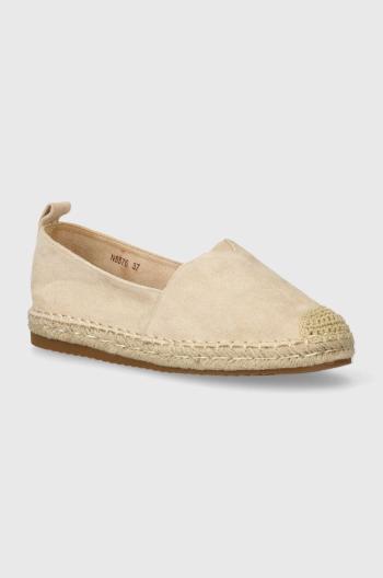 Espadrilky Answear Lab béžová barva