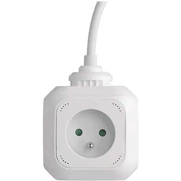 EMOS Rozbočovací kostka s prodl. přívodem – 4 zás. + 2× USB, 1,9m (1902040190)