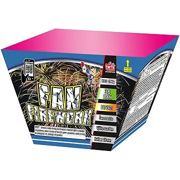 Ohňostroj - baterie výmetnic fan fireworks 36 ran  (8595596312269)