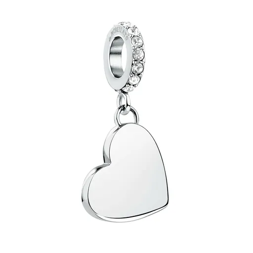 Morellato Ocelový přívěsek Srdce s krystaly SCZ1406