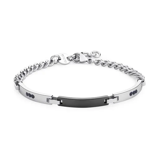 S'Agapõ Ocelový náramek pro muže Titan STI19