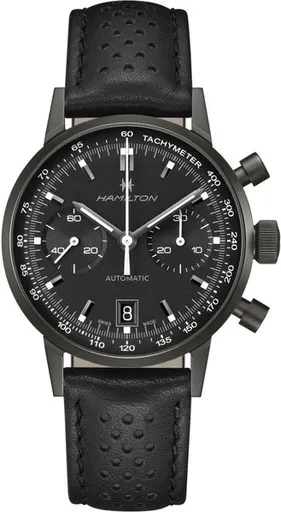 Hamilton American Classic Intra-Matic Auto Chrono All Black Edition H38446730