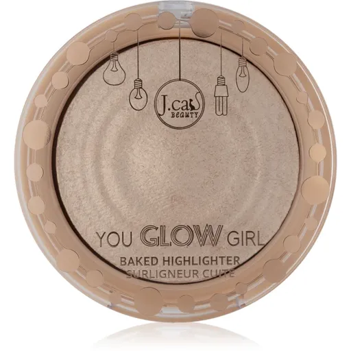 J.Cat Beauty You Glow Girl zapečený rozjasňovač odstín 104 Crystal Sand 8.5 g