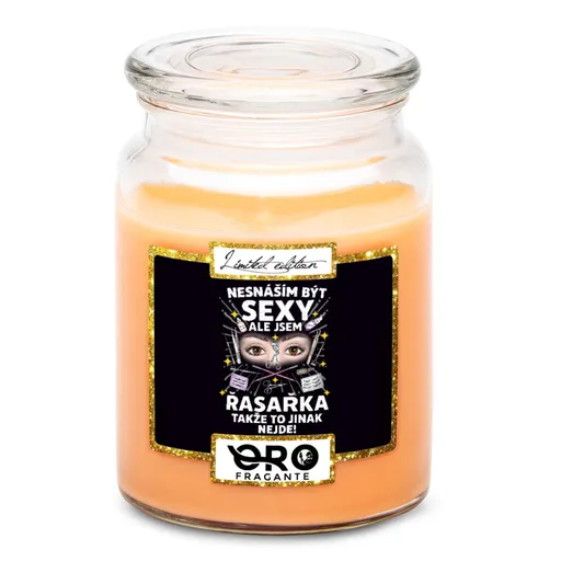 Svíčka Sexy řasařka (Vůně svíčky: Tropické ovoce)