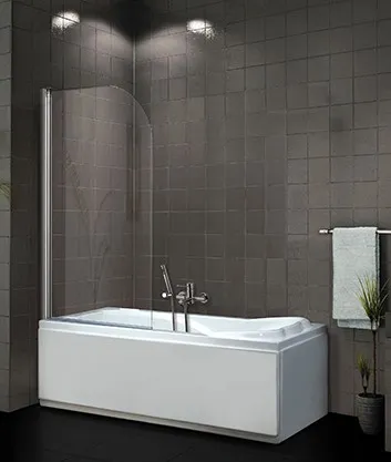 H K Vanová zástěna PURE V1 75x140 jednodílná, čiré sklo PUREV175