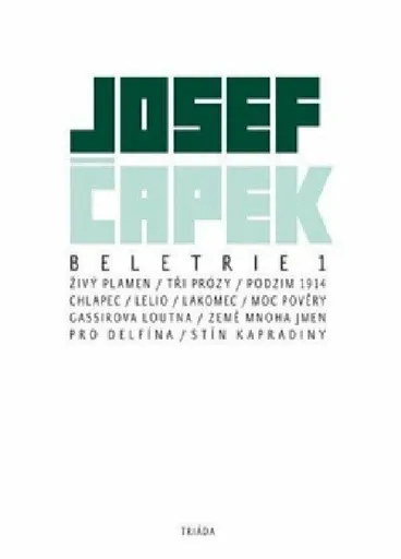 Beletrie 1 - Josef Čapek