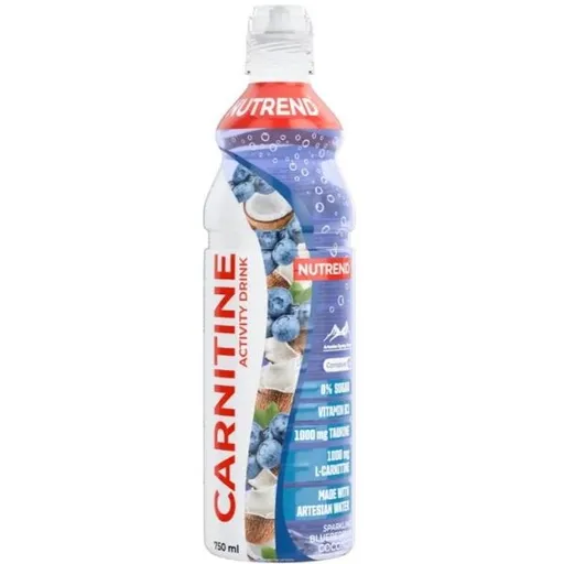 Nutrend CARNITINE ACTIVITY DRINK 750 ML KOKOS + BORŮVKA Sportovní nápoj, , velikost 750 ML