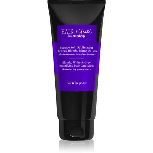 Hair Rituel by Sisley Blonde, White & Grey Beautifying Hair Care Mask maska na vlasy neutralizující mosazné podtóny 200 ml