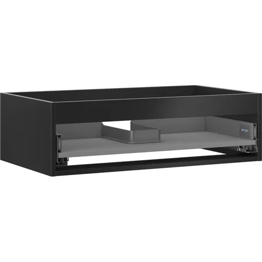 MEXEN Box-A skříňka pro umyvadlo 80, 1 šuplík, černá mat 91AX0-0800-235-1-71
