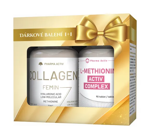 Pharma Activ Collagen Femin 90 tobolek + L-methionin Activ 90 tablet