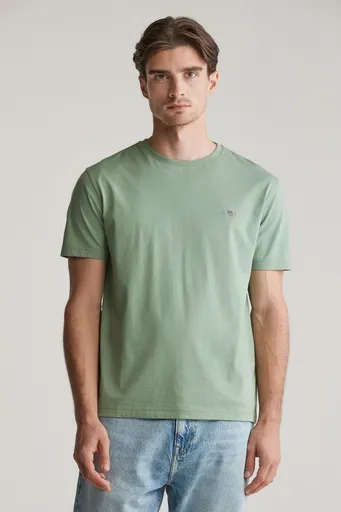 TRIČKO GANT REG SHIELD SS T-SHIRT KALAMATA GREEN